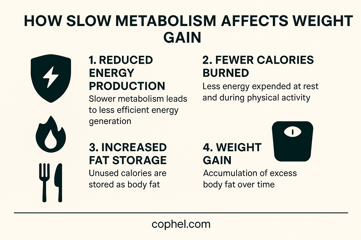 “How Slow Metabolism Affects Weight Gain”